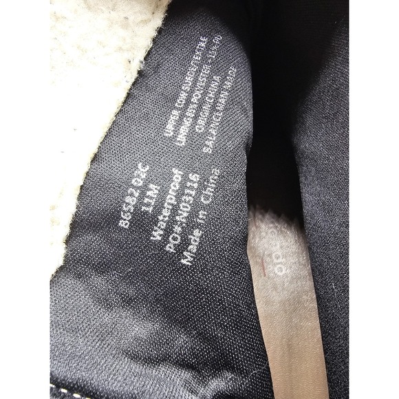 Blondo Cow Suede Waterproof Zip Boots Womens 11 M Waterproof Taupe Tan Bootie - Picture 11 of 13